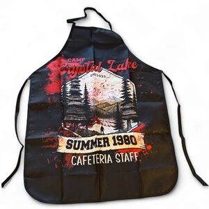 Friday 13th- Camp Crystal Lake Black Apron - Summer 1980 Cafeteria Staff
